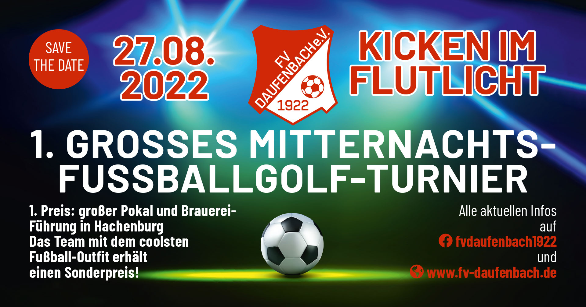 FV 1922 Daufenbach e.V. - Mitternachts-Fußballgolf-Turnier